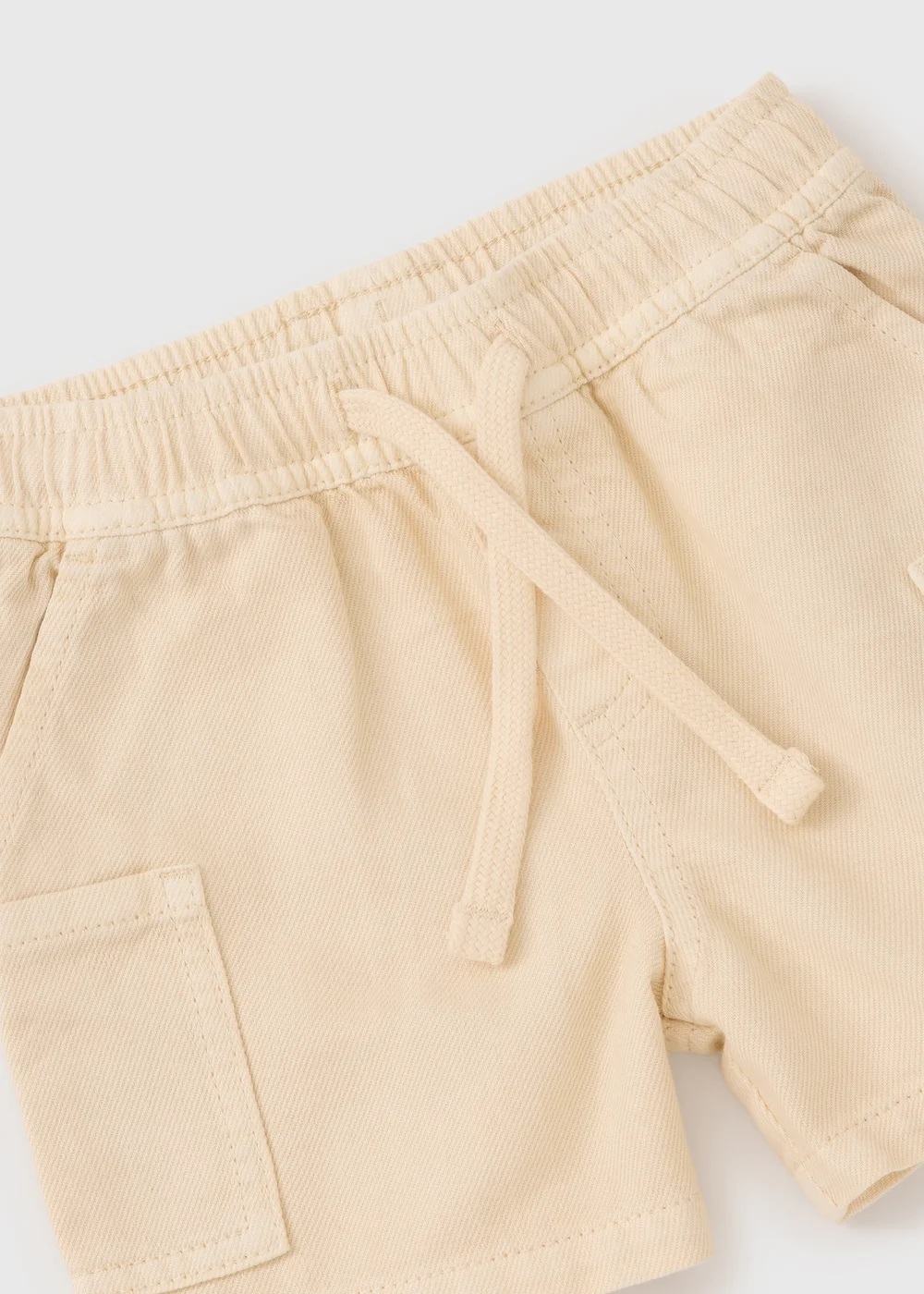 Boys Stone Dye Twill Shorts (1-7yrs) - Age 3 - 4 Years Image 2