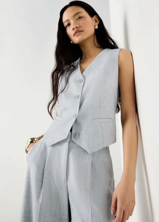 Et Vous Grey Co Ord Waistcoat