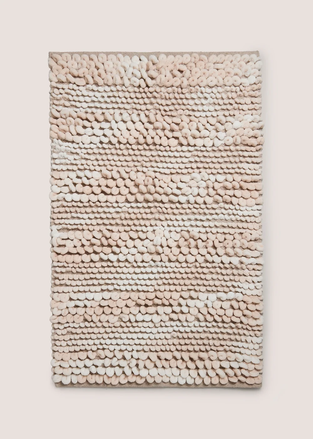 Neutral Chenille Bath Mat Image 1