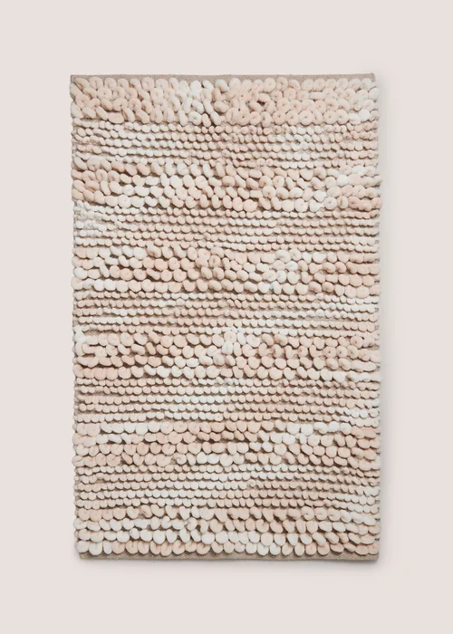 Neutral Chenille Bath Mat Image 1