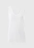 White V-Neck Vest Top - S Image 1