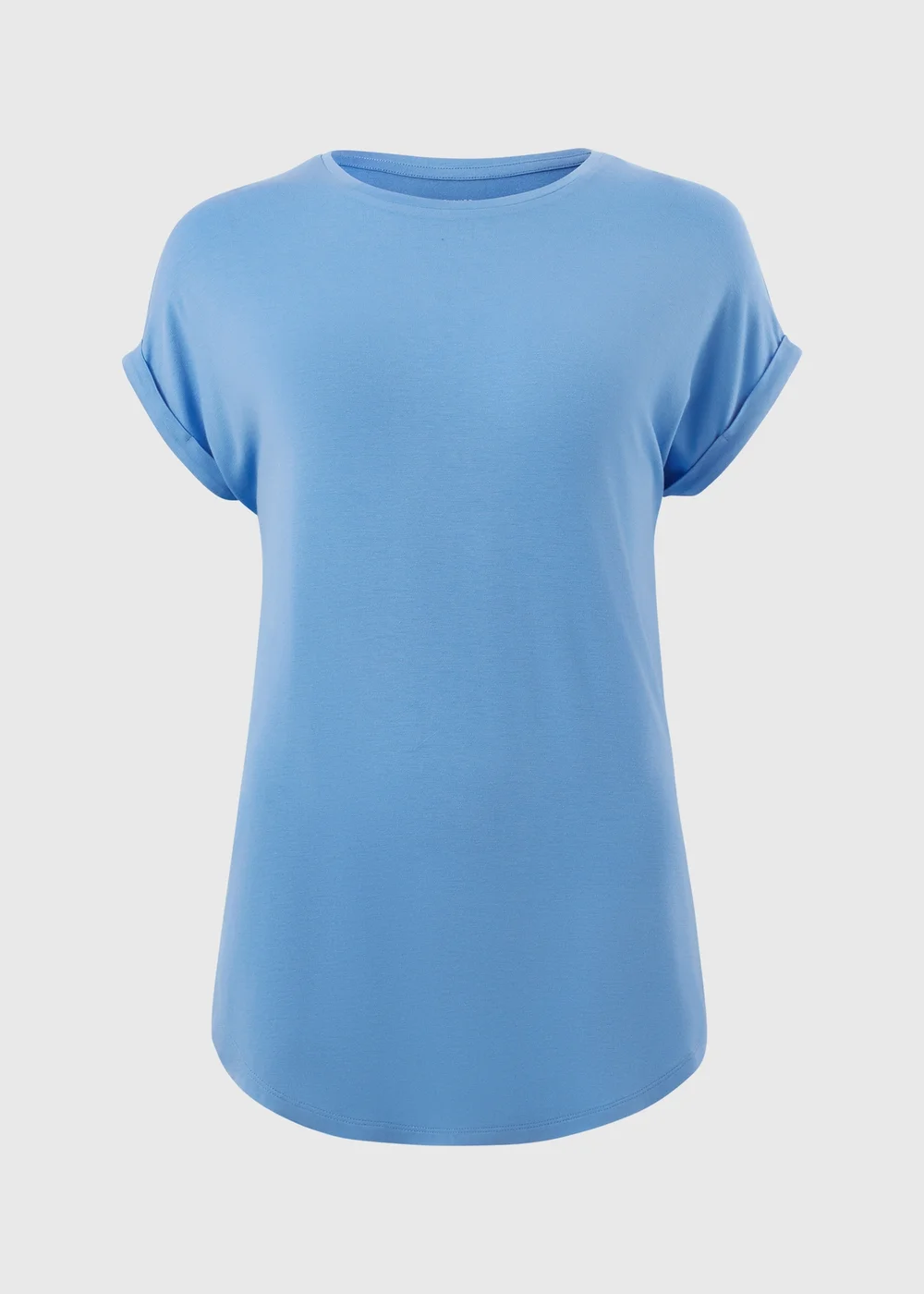 Blue Relaxed Longline T-Shirt - S Image 4