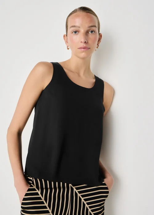 Et Vous Black Vest Top - 8 Image 1