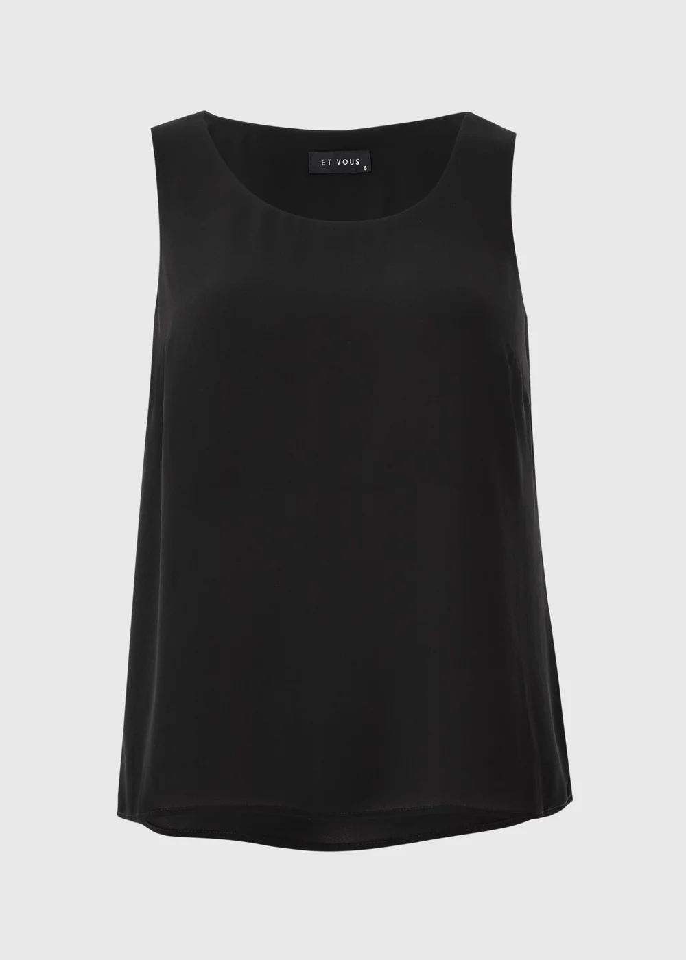 Et Vous Black Vest Top - 8 Image 3