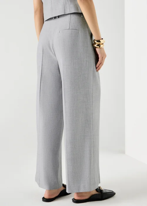 Et Vous Grey Marl PVL Wide Leg Co Ord Trousers - 14/L31 Image 2