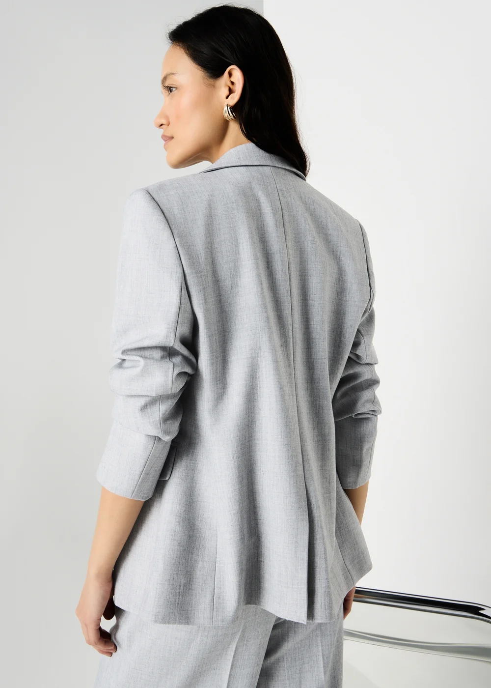 Et Vous Grey Marl PVL Co Ord Blazer - 8 Image 2