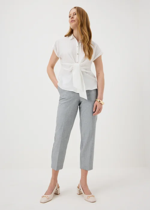 Et Vous Grey Marl PVL Tapered Co Ord Trousers - 20 S Image 1