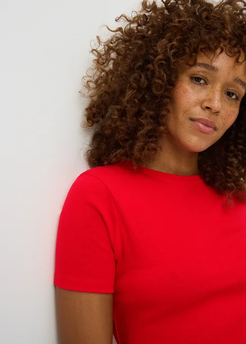 Red Fitted T-Shirt - 24 Image 3