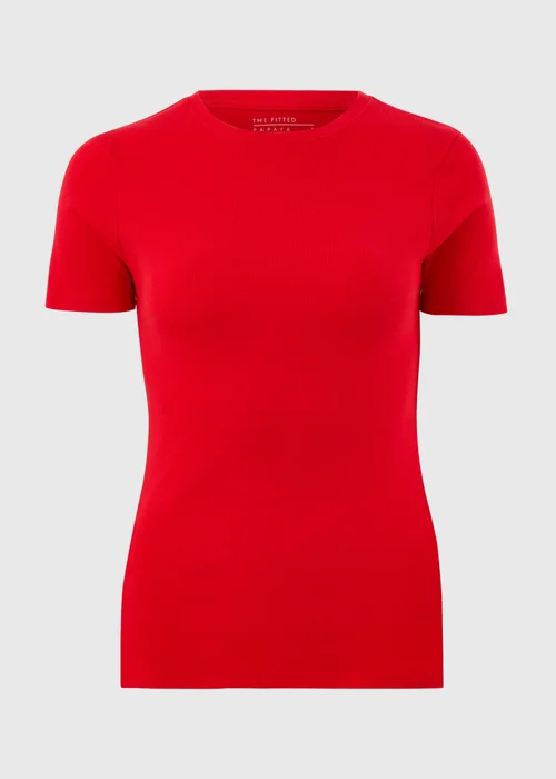 Red Fitted T-Shirt - 24 Image 4