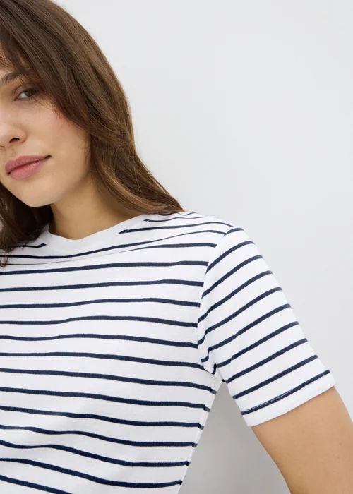 Black Stripe Fitted T-Shirt - 26 Image 3
