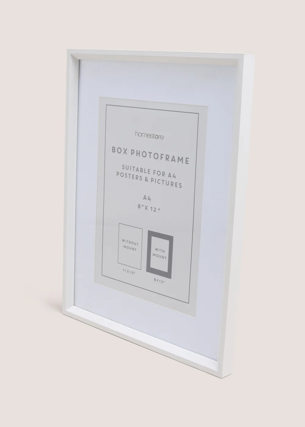 White Box Frame Photo Frame Image 1