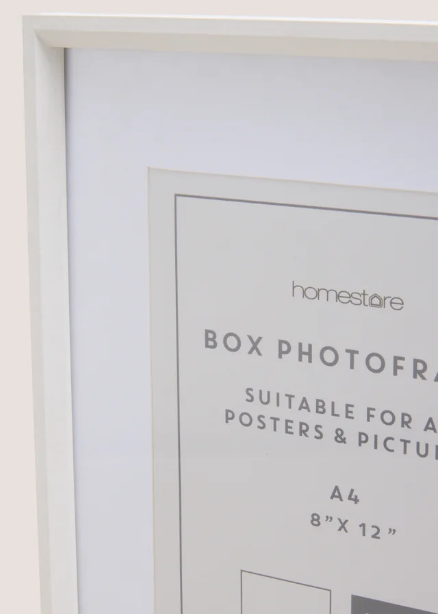 White Box Frame Photo Frame