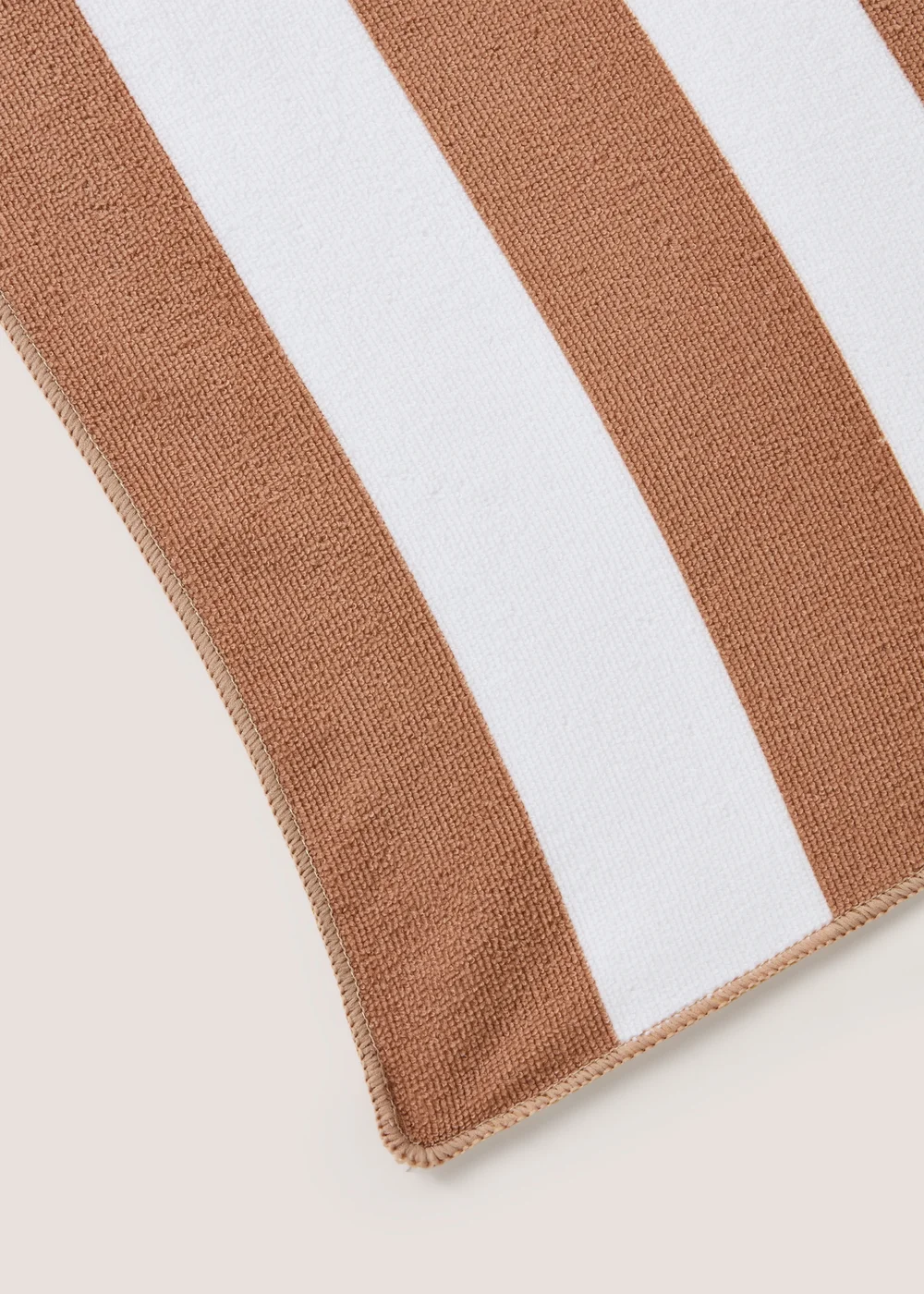 Natural Stripe Beach Towel Image 2