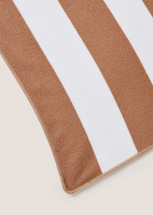 Natural Stripe Beach Towel Image 2