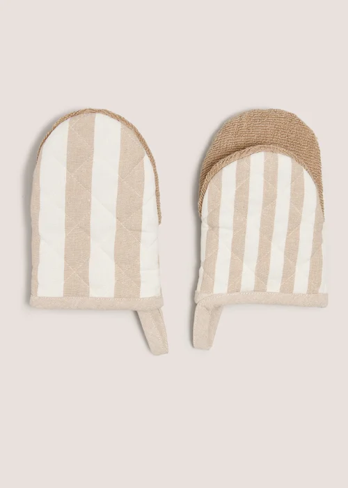 Natural Striped Pot Grabbers Image 1