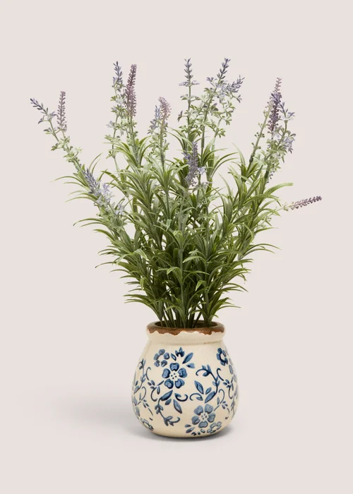 Small Lavender Jacobean Pot Image 1