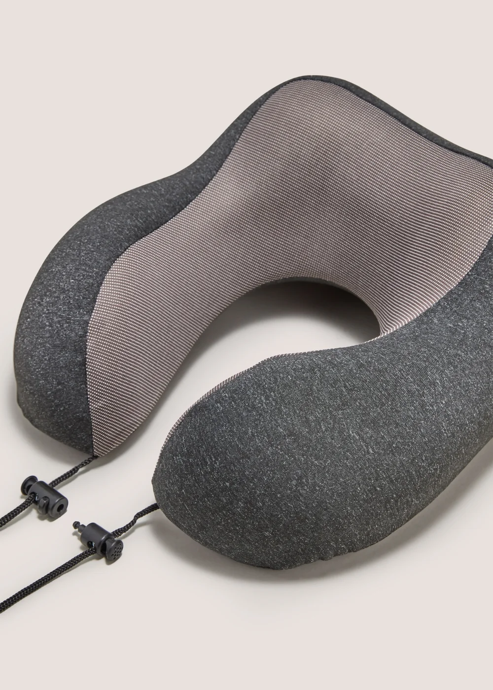 Black Travel Pillow Image 2