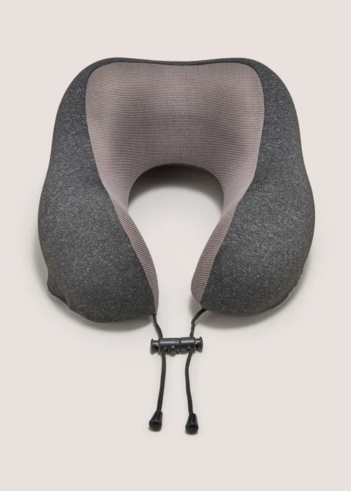 Black Travel Pillow Image 1