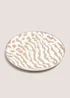 Zebra Print Dinner Plate Image 1