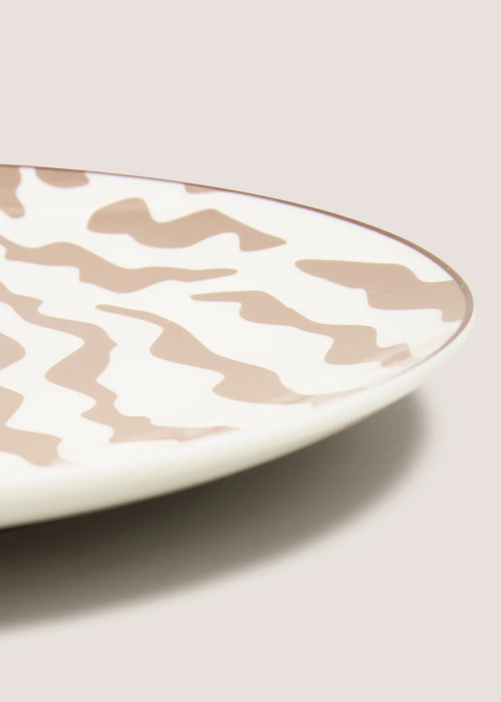 Zebra Print Dinner Plate Image 2
