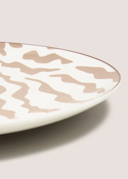 Zebra Print Dinner Plate Image 2