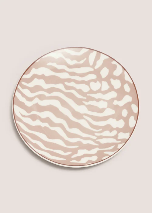 Zebra Print Side Plate Image 1