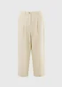 Et Vous Cream Barrel Leg Trousers - Size 08 31 leg Image 4
