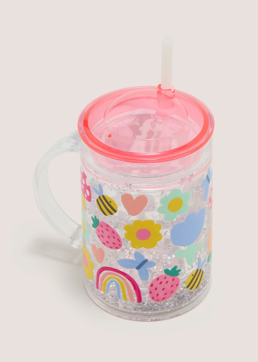 Flower Glitter Soda Cup Image 2