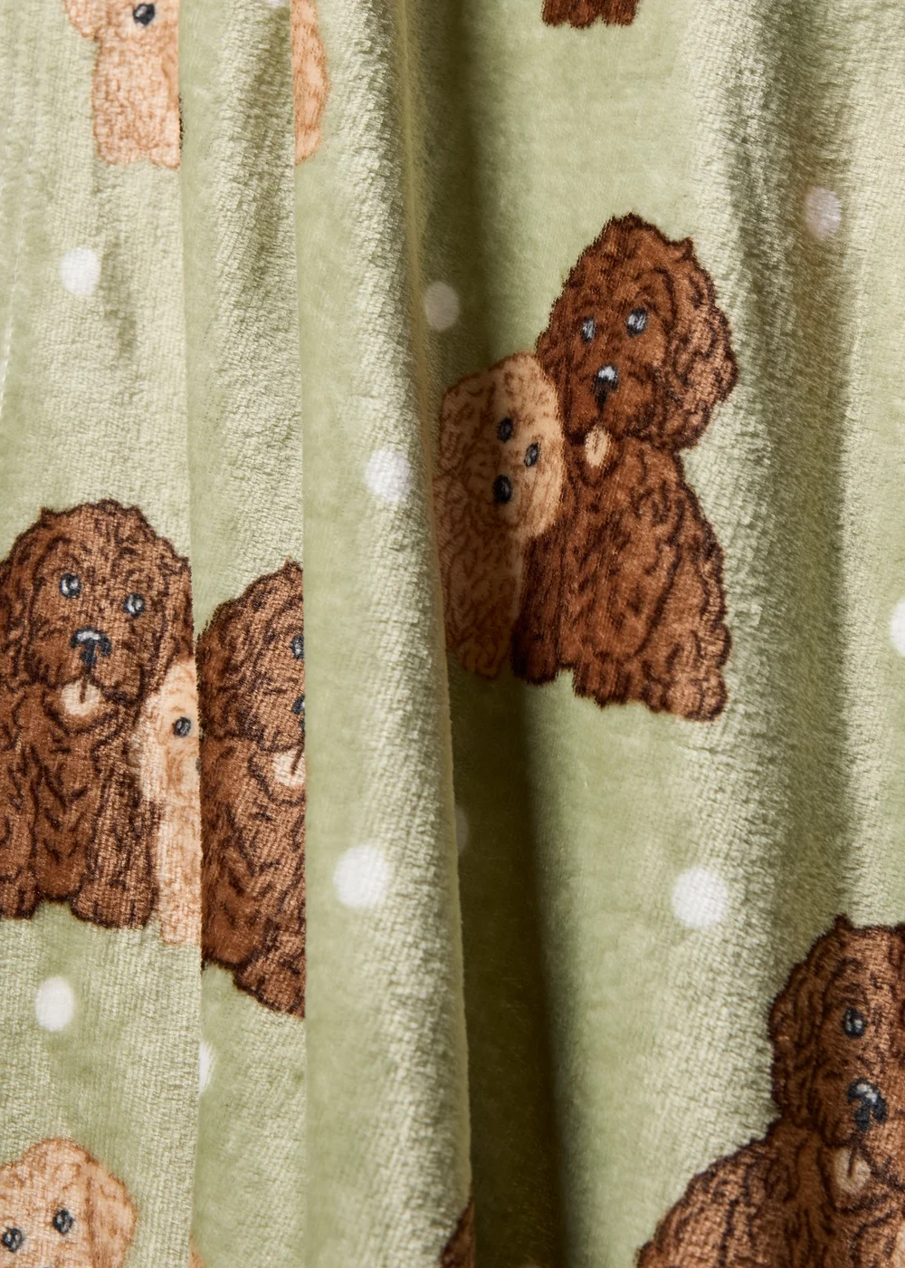 Green Cockapoo Duo Throw Image 2