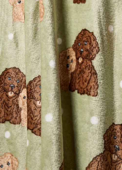 Green Cockapoo Duo Throw Image 2