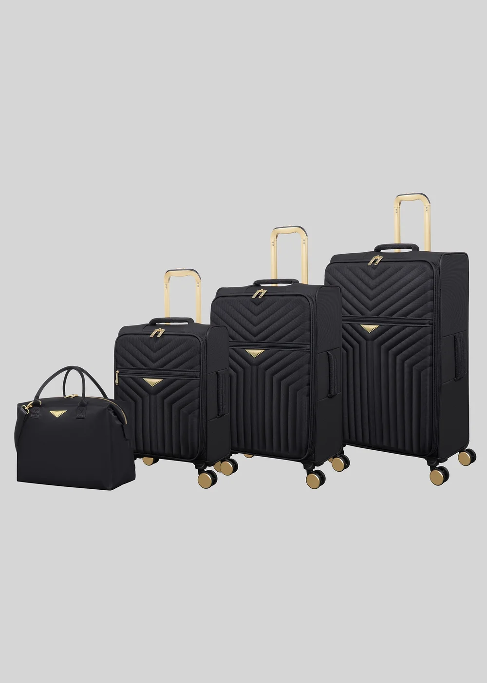 IT Luggage Black Desirable Suitcase - VANITY Image 1