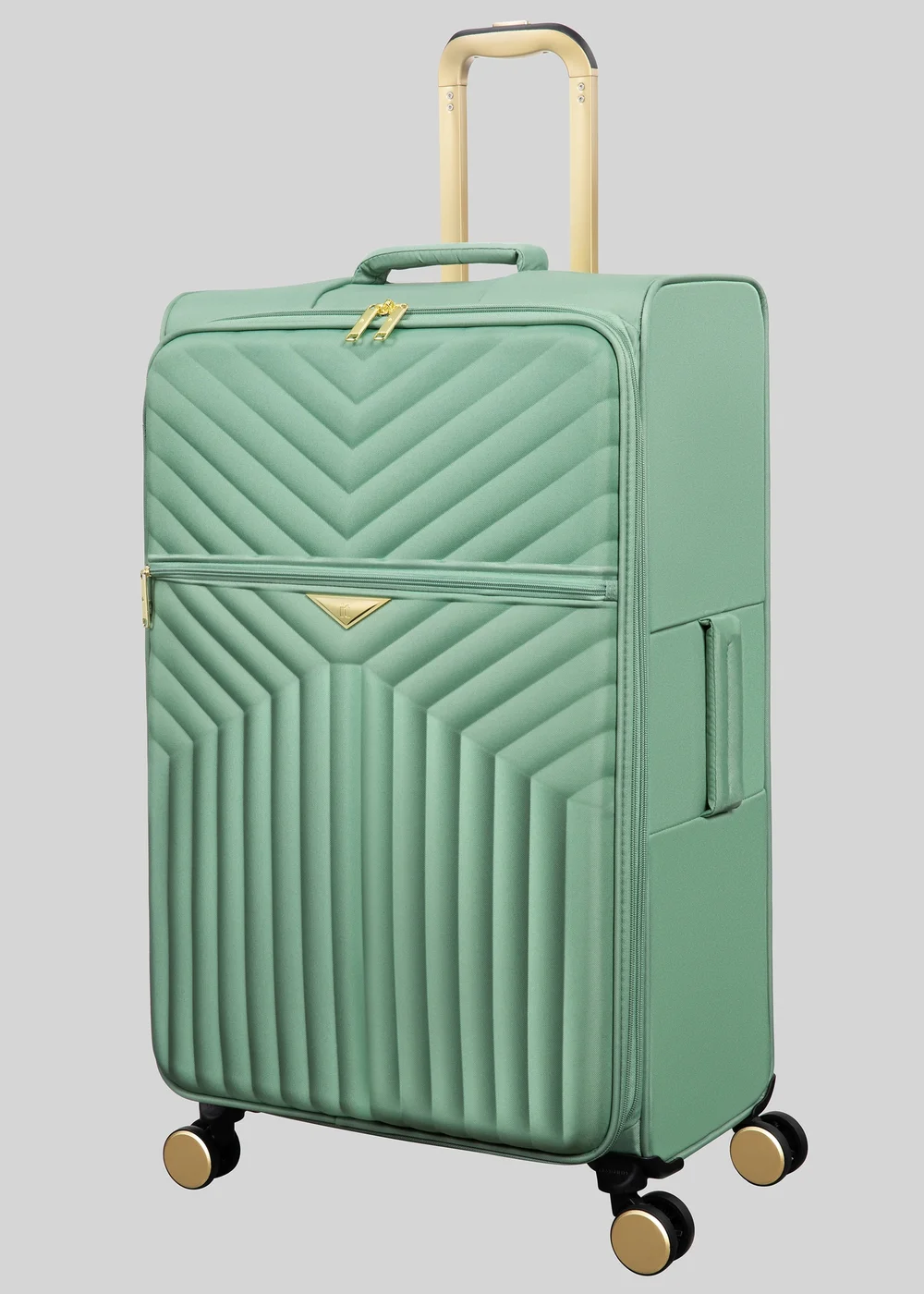 IT Luggage Matcha Green Desirable Soft Suitcase - Cabin Image 3
