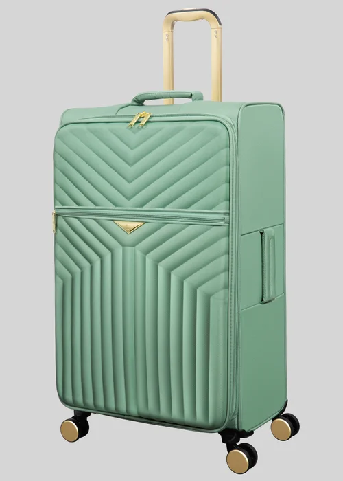 IT Luggage Matcha Green Desirable Soft Suitcase - Cabin Image 3