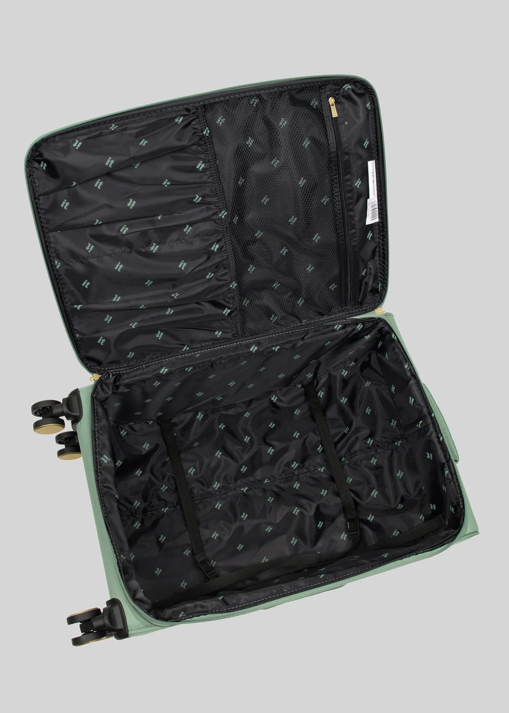IT Luggage Matcha Green Desirable Soft Suitcase - Cabin Image 2