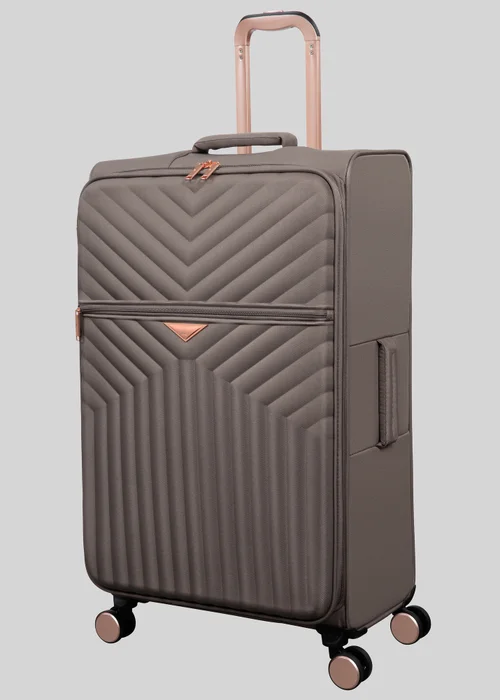 IT Luggage Rock Brown Desirable Soft Suitcase - VANITY Image 3
