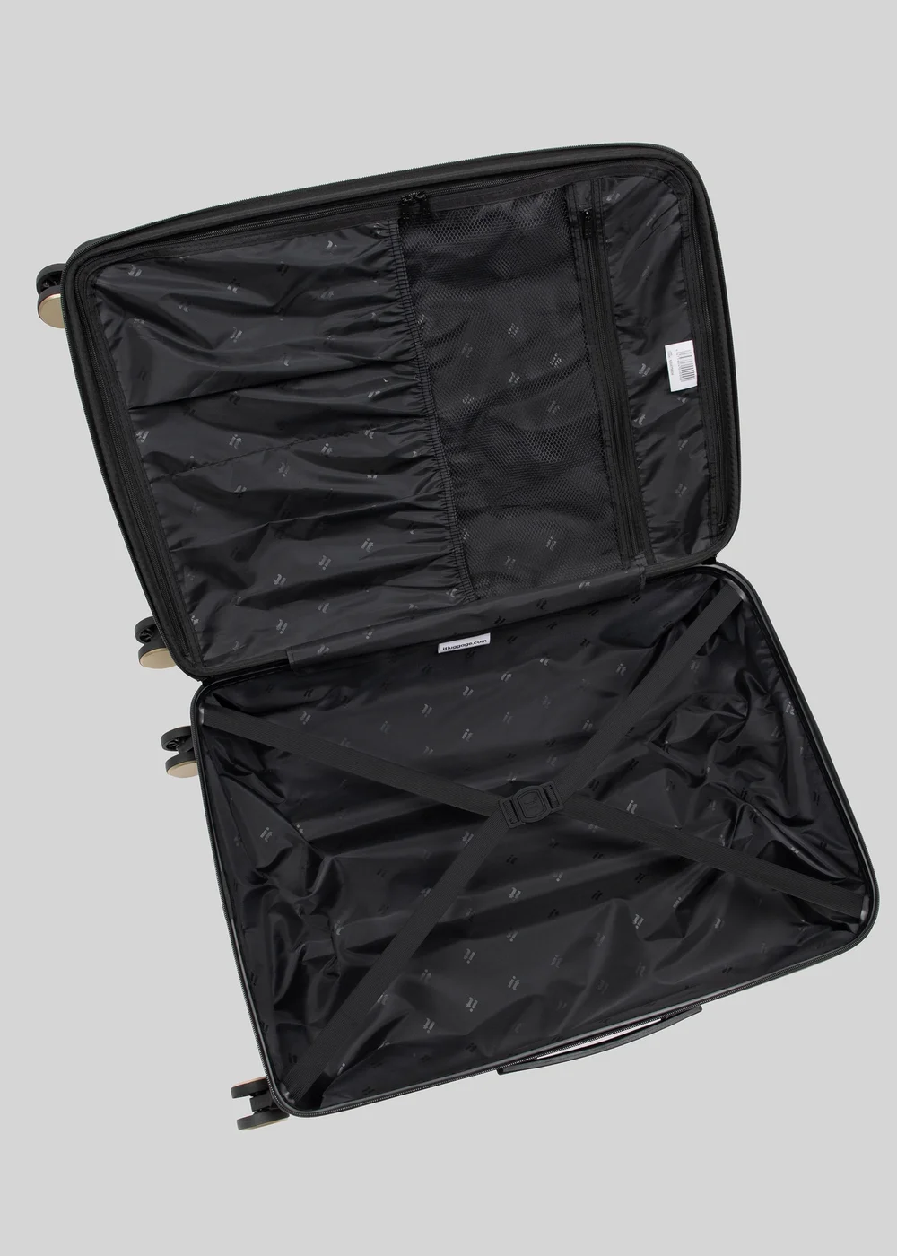 IT Luggage Sheen Cow Print Hard Suitcase - VANITY Image 2