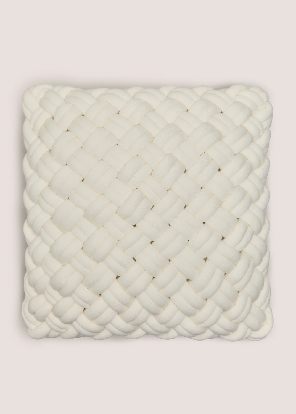 Ivory Knot Cushion Image 1