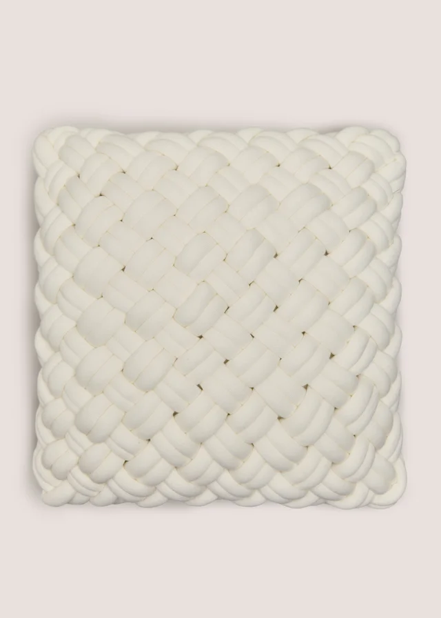 Ivory Knot Cushion