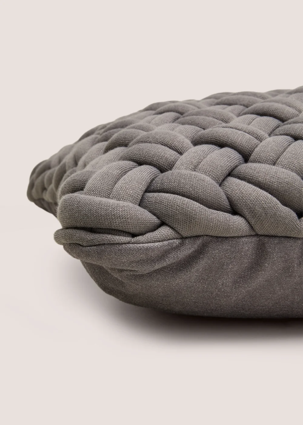 Grey Knot Cushion Image 2