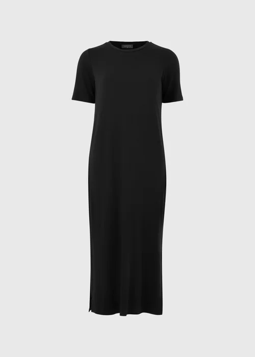 Black T-Shirt Midi Dress - 16 Image 4