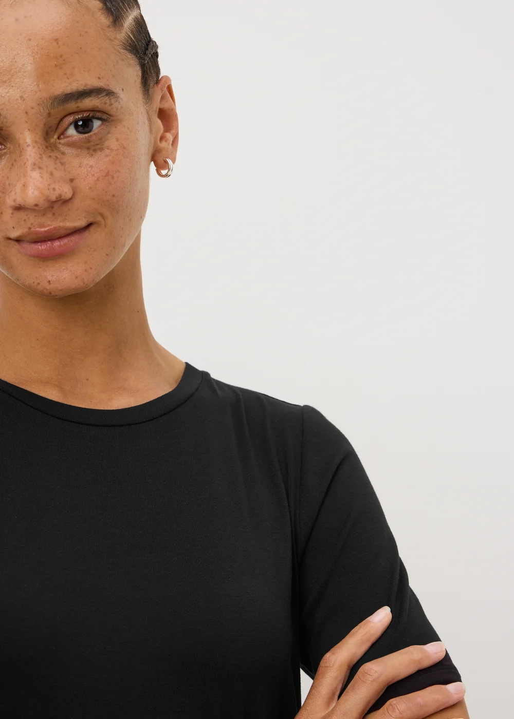 Black T-Shirt Midi Dress - 16 Image 3