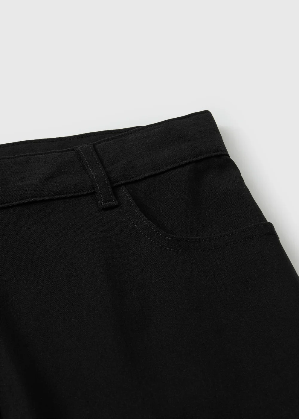 Girls Black Teen Flare Trousers (8-16yrs) - Age 10 Years Image 2