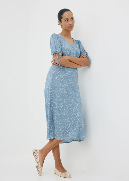 Blue Ditsy Floral Midi Tea Dress - 8 | Matalan Blue Ditsy Floral Midi Tea Dress - 8 | Matalan