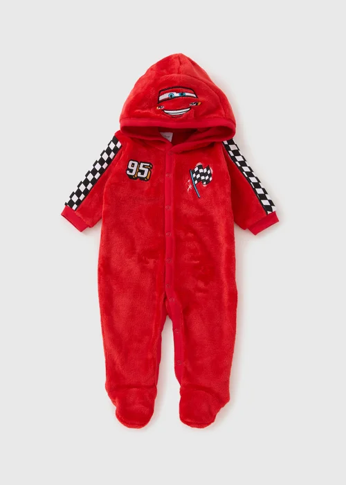 Disney Cars Baby Red Lightning Mcqueen Pramsuit (Newborn-18mths) - Up to 1 Month Image 1