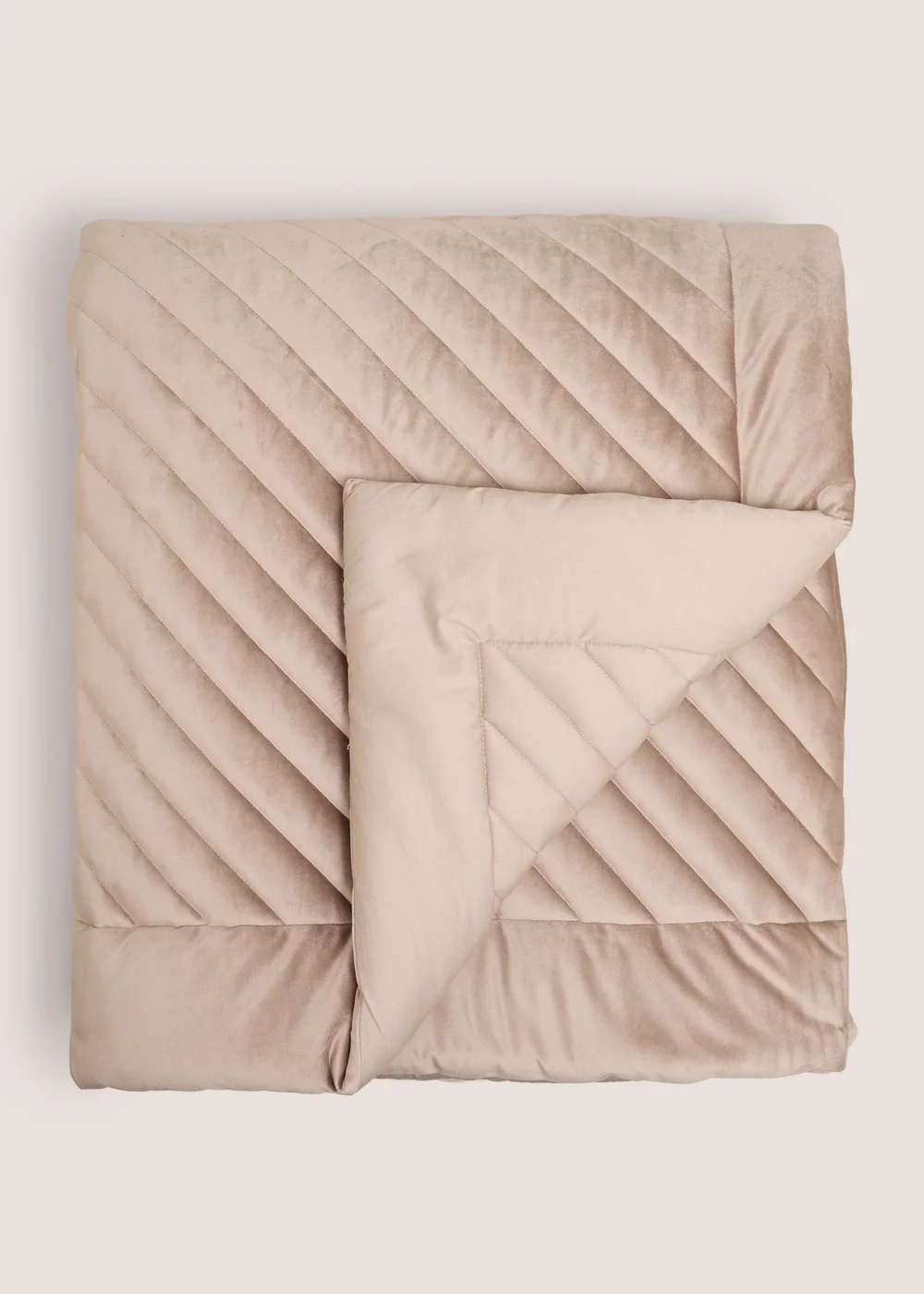 Natural Luxe Plush Velvet Bedspread Image 1