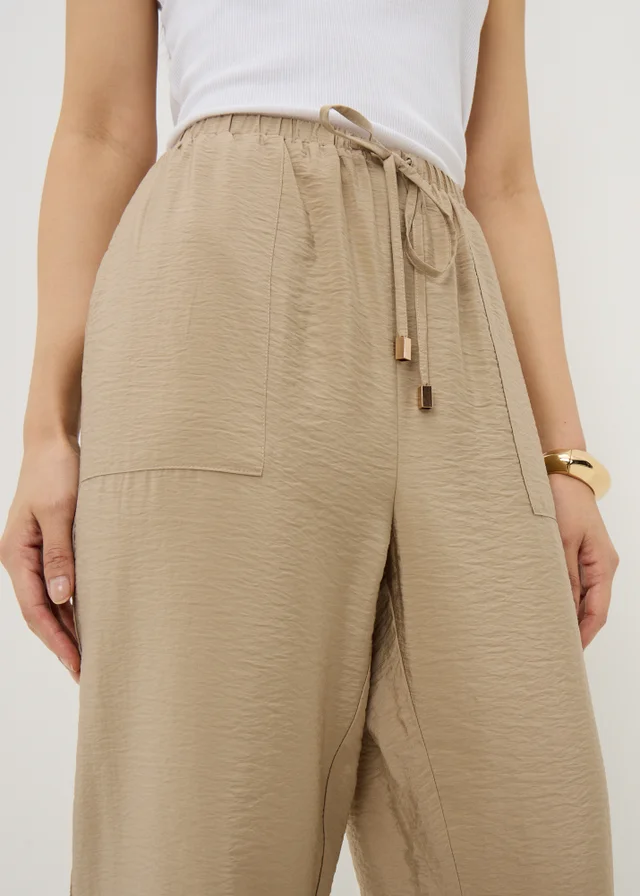 Camel Airflow Tapered Trousers
