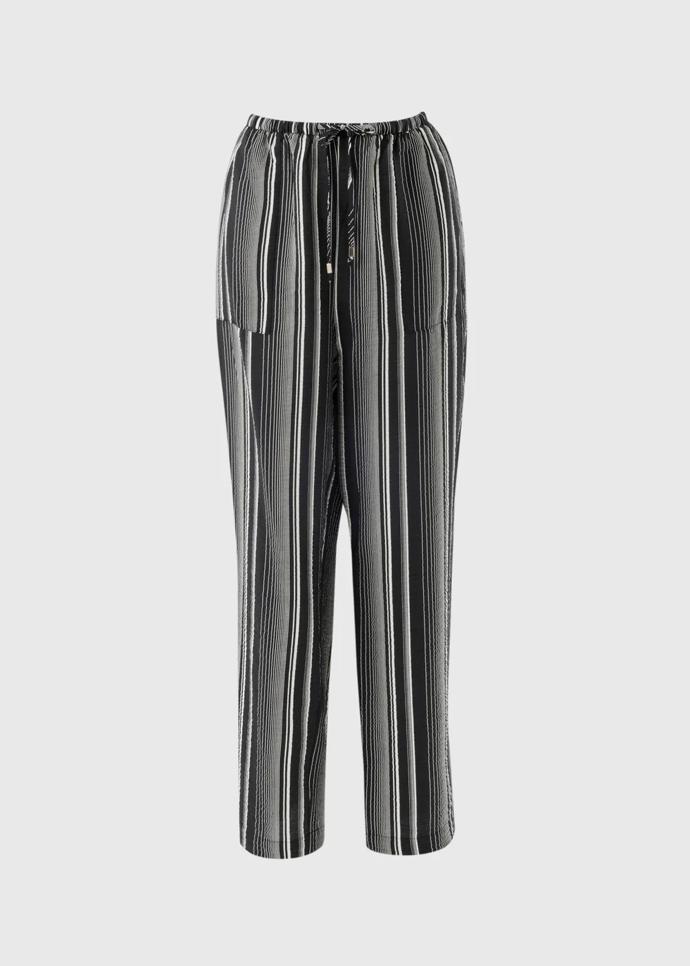 Black Stripe Airflow Tapered Co Ord Trousers - 22 Image 4