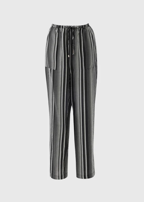 Black Stripe Airflow Tapered Co Ord Trousers - 22 Image 4