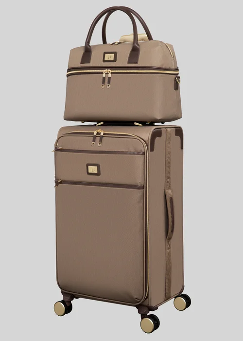IT Luggage Mocha Trim Soft Suitcase - Carry On Image 4