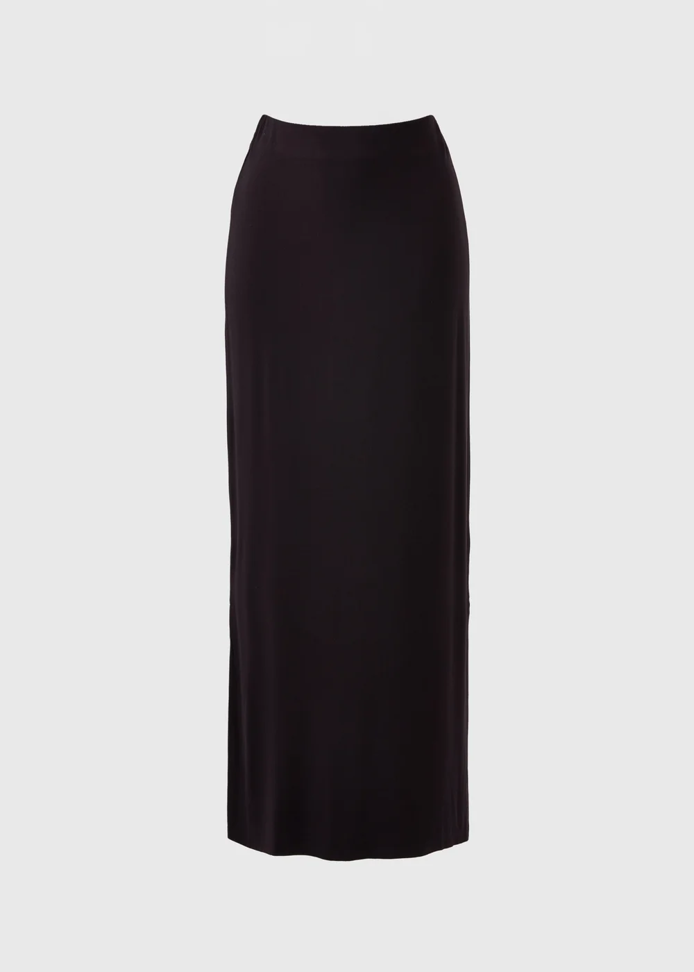 Black Jersey Maxi Skirt - 8 Image 4